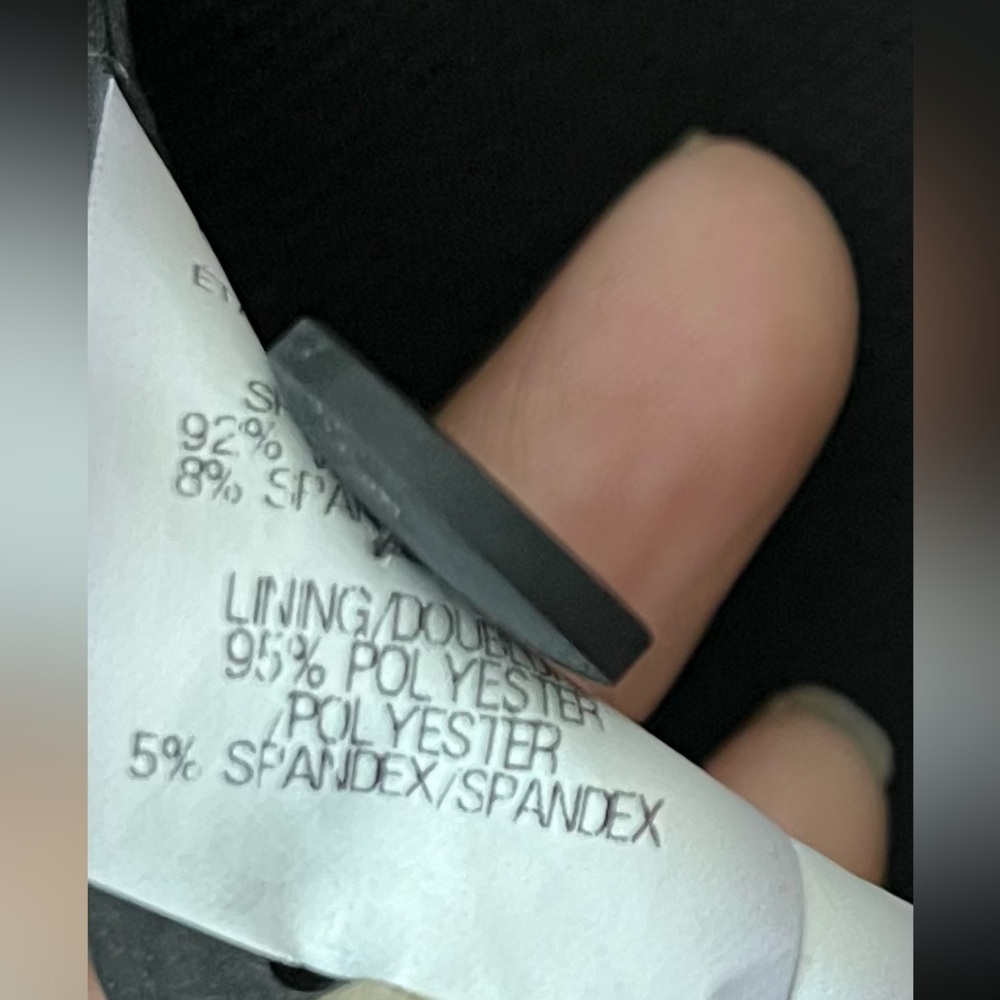 Helmut Lang Fully Lined Single Button Black Blaze… - image 8